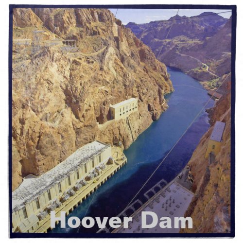 Hoover Dam in Arizona Cloth Napkin