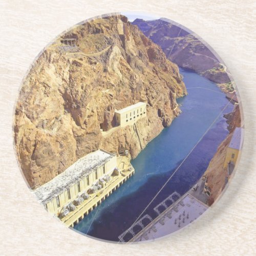 Hoover Dam in Arizona Drink Coaster