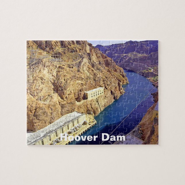 Hoover Dam in Arizona Jigsaw Puzzle (Horizontal)