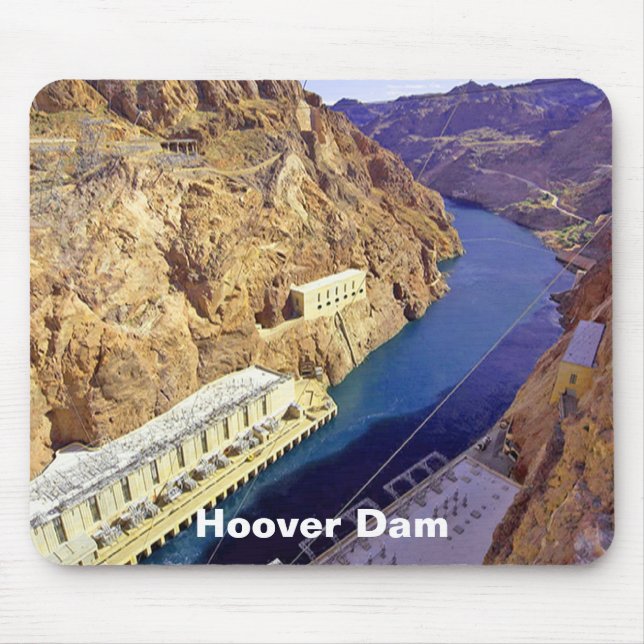 Hoover Dam in Arizona Mouse Pad (Front)