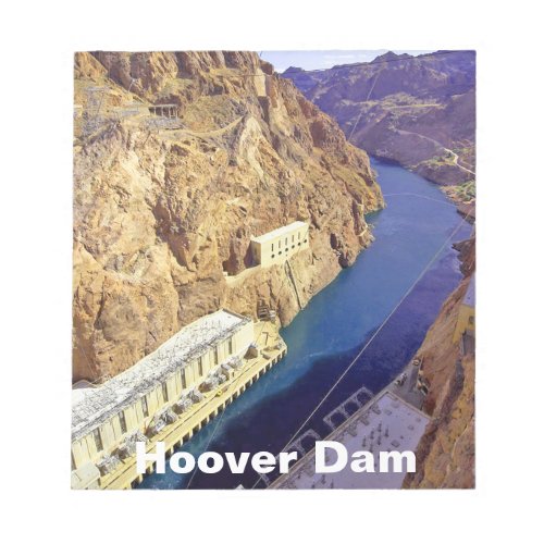 Hoover Dam in Arizona Notepad