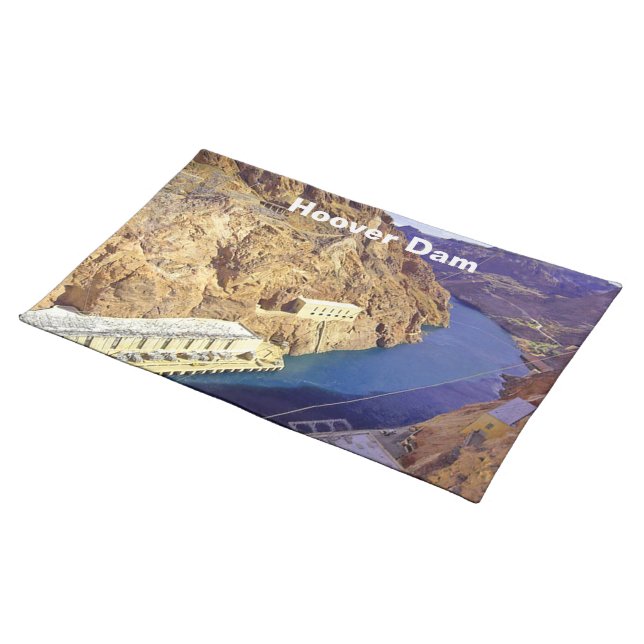 Hoover Dam in Arizona Placemat (On Table)