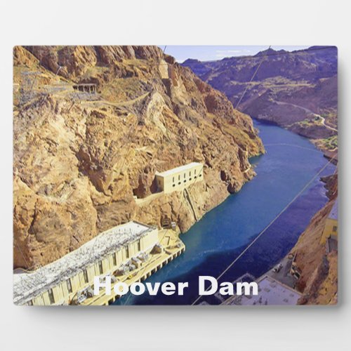 Hoover Dam in Arizona Plaque