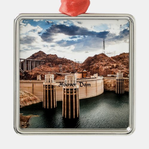 Hoover Dam  Metal Ornament