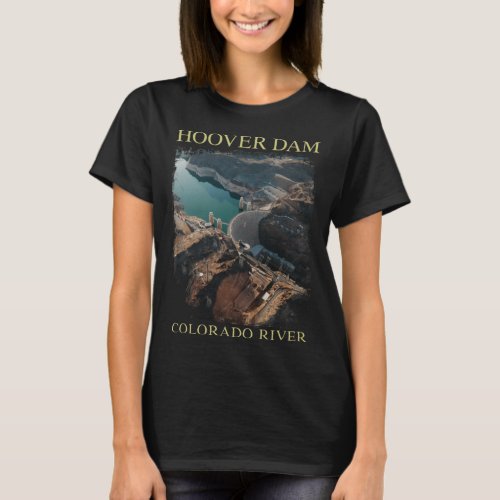 Hoover Dam Nevada Arizona Colorado River Engineeri T_Shirt