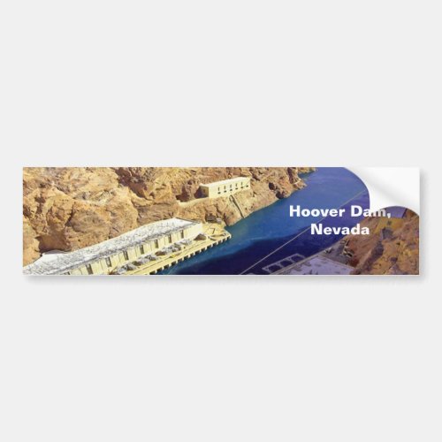 Hoover Dam Nevada Bumper Sticker