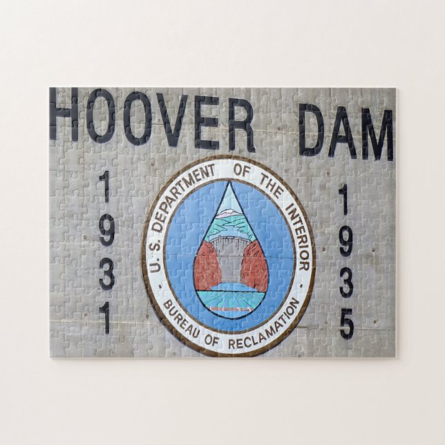Hoover Dam Nevada. Jigsaw Puzzle (Horizontal)