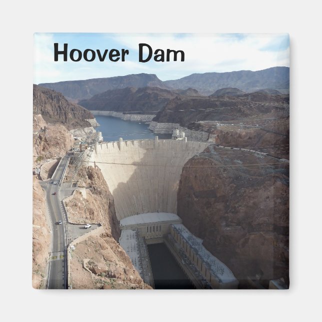 Hoover Dam Nevada Photo Magnet Lake Mead (Front)