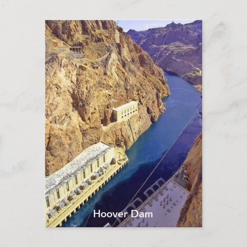 Hoover Dam Nevada Postcard