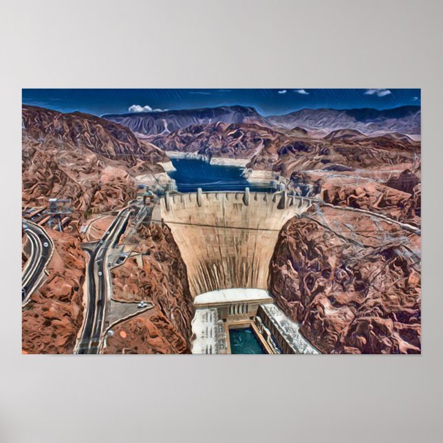 Hoover Dam, Nevada Poster (Front)