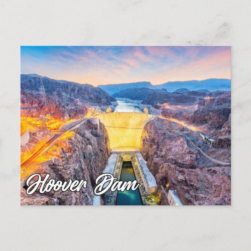 Hoover Dam Nevada United States Postcard