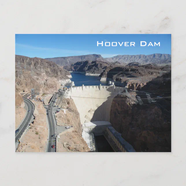Hoover Dam Postcard | Zazzle