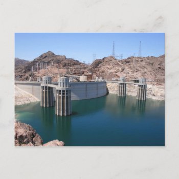 Hoover Dam Postcard by Scotts_Barn at Zazzle