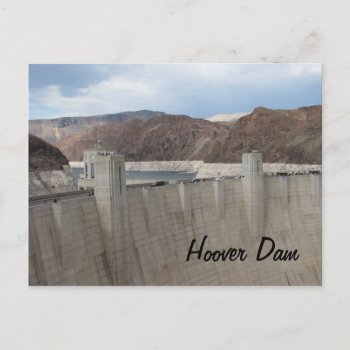 Hoover Dam Postcard by Brookelorren at Zazzle