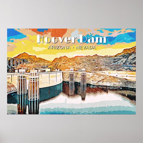 Hoover Dam Poster