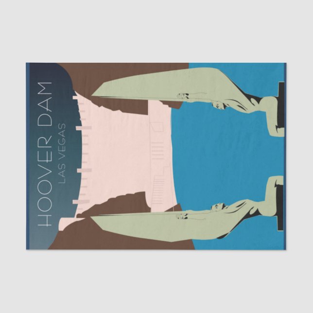 Hoover Dam Tissue Paper (Front)