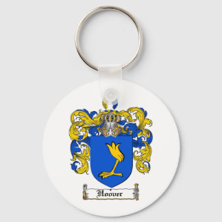 HOOVER FAMILY CREST -  HOOVER COAT OF ARMS KEYCHAIN