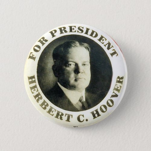 Hoover for President _ Button