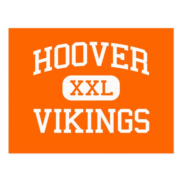 Hoover   Vikings   High School   North Canton Ohio Postcard