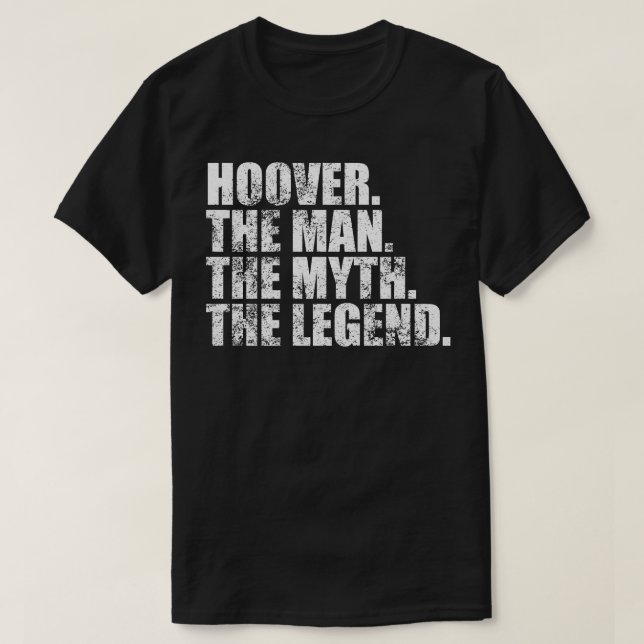 HooverHoover Family name Hoover last Name Hoover S T-Shirt (Design Front)