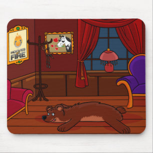 Hooves of Fire Stud Farm Mousepad