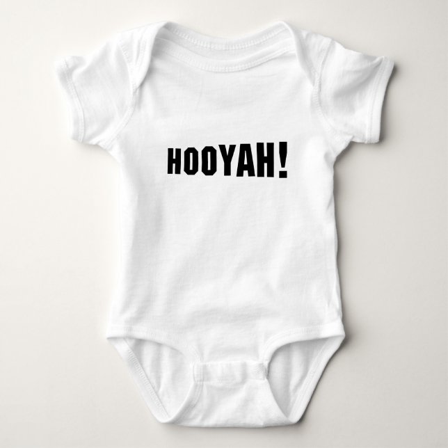 HOOYAH! BABY BODYSUIT (Front)