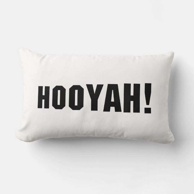 HOOYAH! LUMBAR PILLOW (Front)