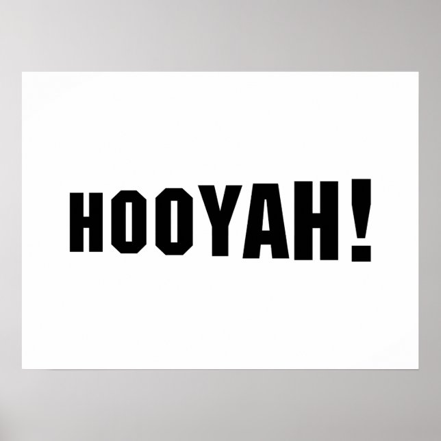 HOOYAH! POSTER (Front)
