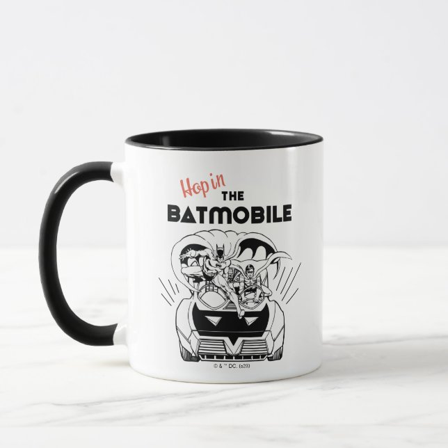 Hop in the Batmobile Mug (Left)