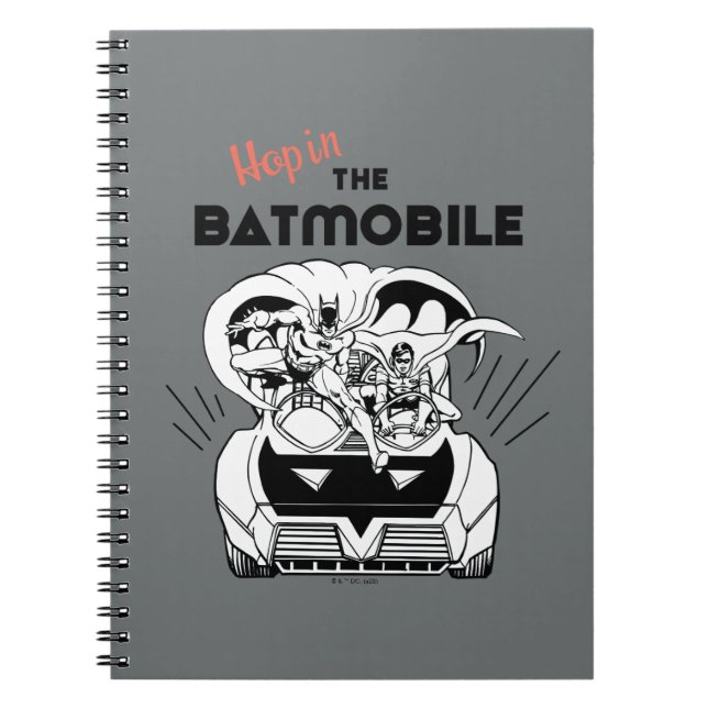 Hop in the Batmobile Notebook (Front)