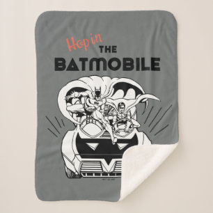 Hop in the Batmobile Sherpa Blanket