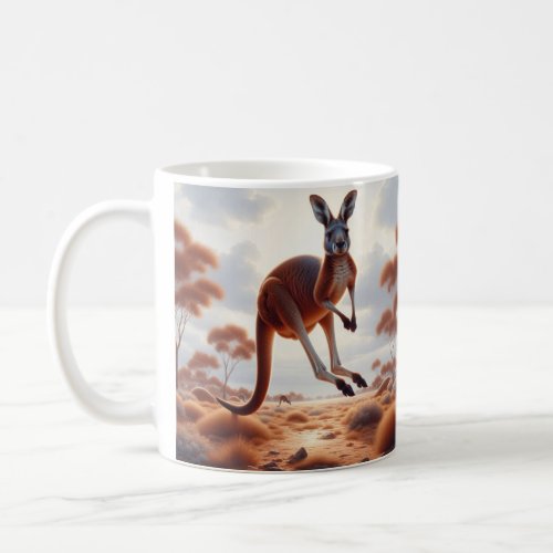 Hop into Your Morning Brew with Our Kangaroo Mug Coffee Mug