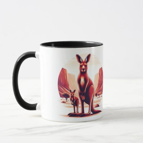 Hop into Your Morning Brew with Our Kangaroo Mug Mug