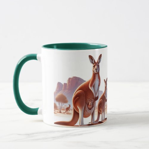 Hop into Your Morning Brew with Our Kangaroo Mug Mug