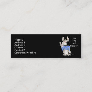 Hop Long and Prosper Mini Business Card