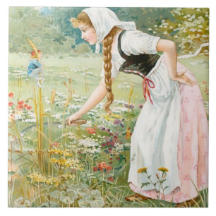 “Hop O My Thumb” by E S Hardy Ceramic Tile