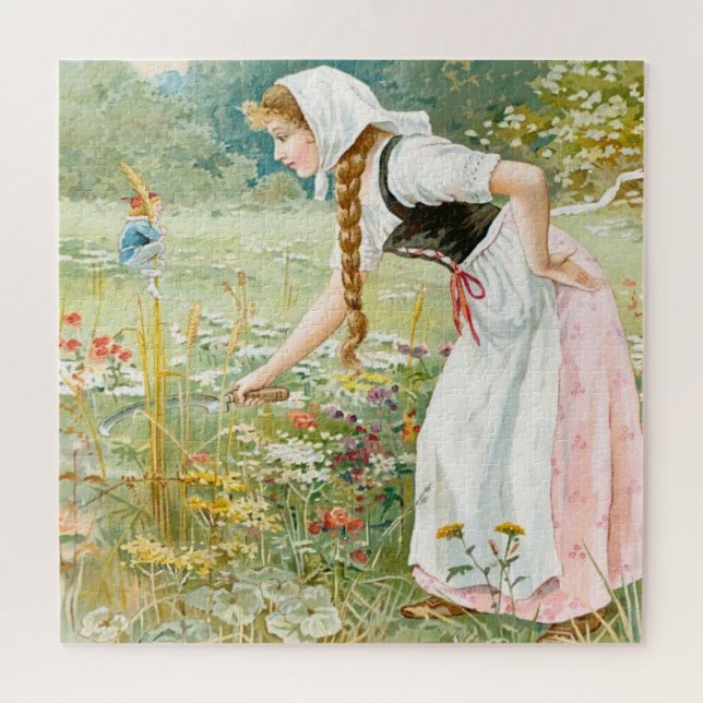 “Hop O My Thumb” by E S Hardy Jigsaw Puzzle (Horizontal)