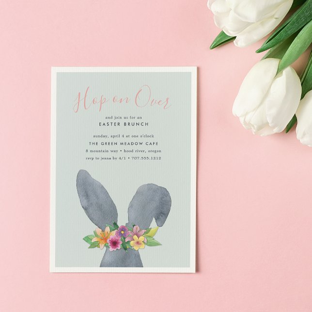 Hop On Over | Easter Brunch Invitation (Creator Uploaded)