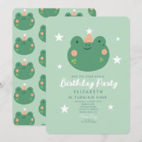 Hop on Over Frog Birthday