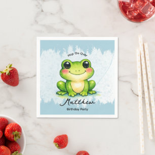 Hop On Over Kids Birthday Party Napkins