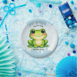 Hop On Over Kids Birthday Party Paper Plates