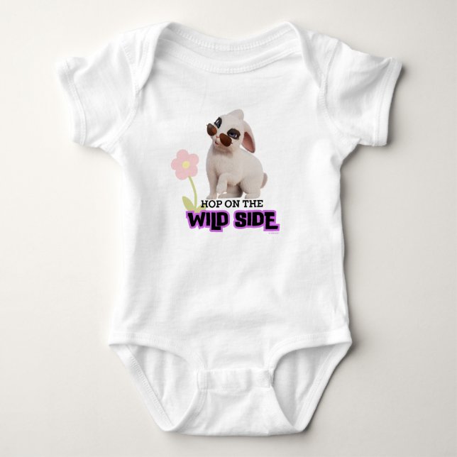 Hop on the Wild Side Baby Bodysuit (Front)