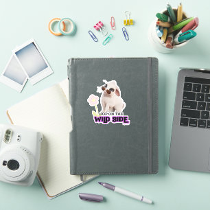 Hop on the Wild Side Sticker