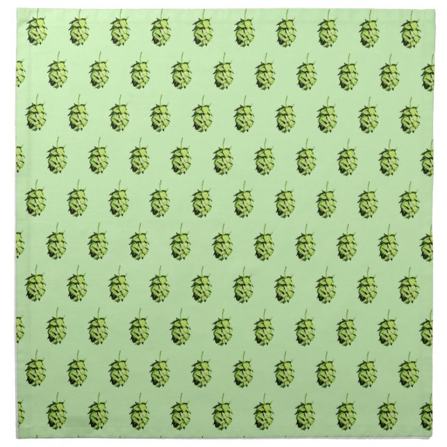 Hop pattern dinner napkins (Front)