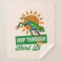 Hop Through the Hard Days Amazon Tree Frog