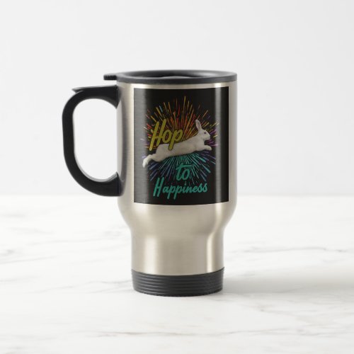 Hop To Happiness Travel Mug