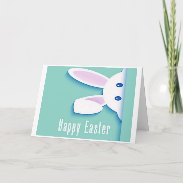 **HOP TO IT** AND HAVE *FUN* EASTER IS ON ITS WAY! HOLIDAY CARD (Front)