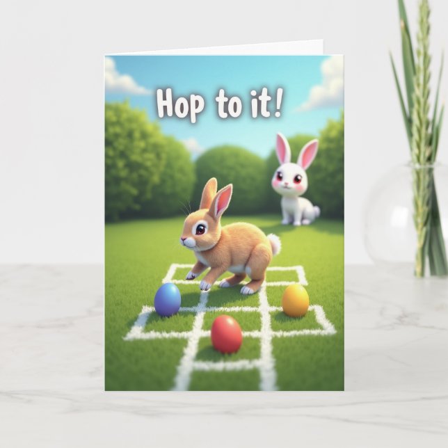 Hop To It Fun Outdoors Card (Front)