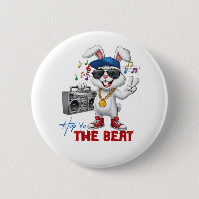 Hop to the Beat Button (Front)