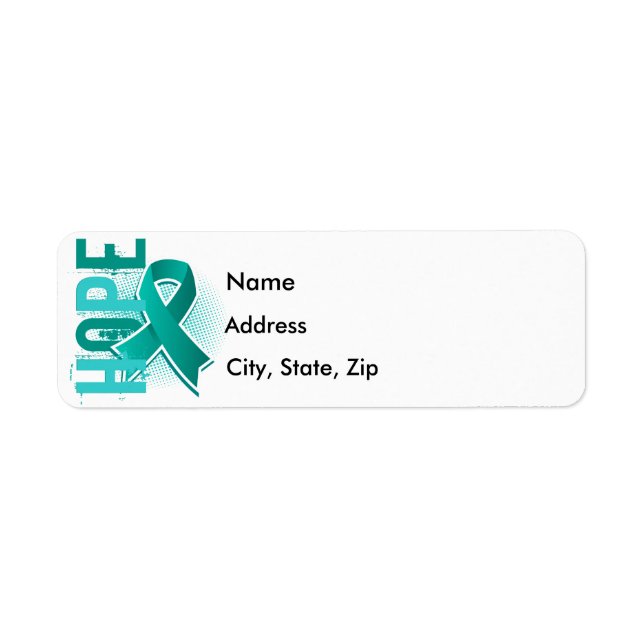 Hope 2 Ovarian Cancer Label (Front)